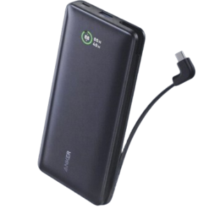 Anker Nano Power Bank (20000mAh) with Built-in USB-C Cable