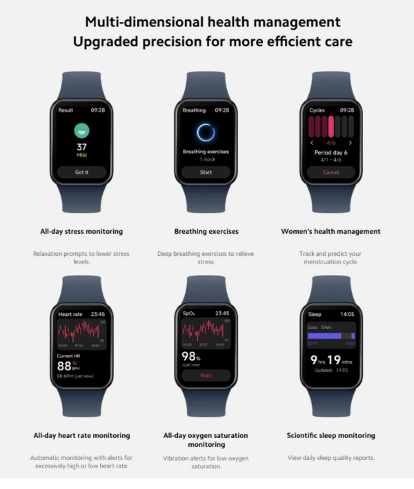 Xiaomi Smart Band 8 Pro 1.74" AMOLED Display - Image 3