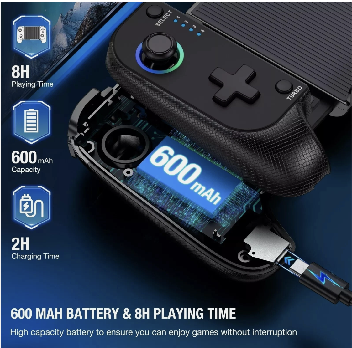 Universal Wireless Mobile Gaming Controller for iPhone & Android - Image 3
