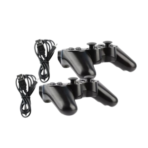 2x Black Wireless Bluetooth Game Controller Pads for Sony PS3 Playstation 3