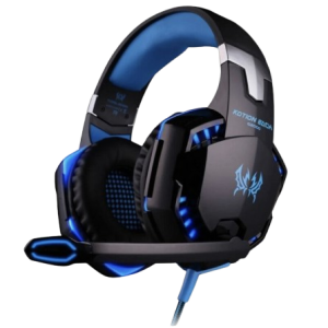 3.5mm Gaming Headset with Mic, LED, Stereo Bass Surround for PC, PS4, Xbox One