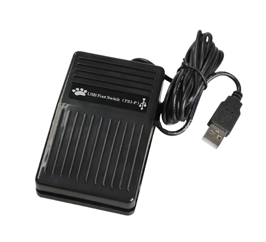 USB Foot Switch Pedal - Programmable Key & Mouse Control for PC