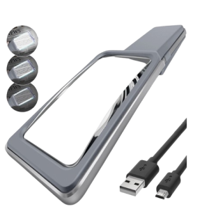 Rechargeable 6X LED Magnifying Glass - For Reading & Low Vision